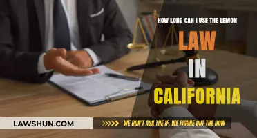 California Lemon Law: Your Rights and Time Limits