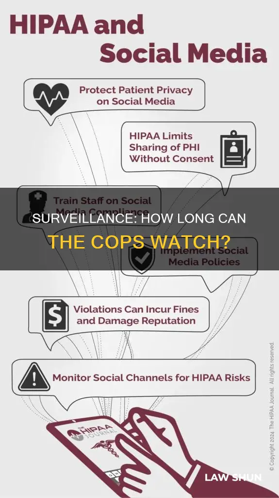 how long can law enforcement put you under surveillance