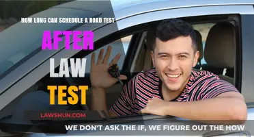 Road Test Scheduling: Time Gap After Passing the Law Test