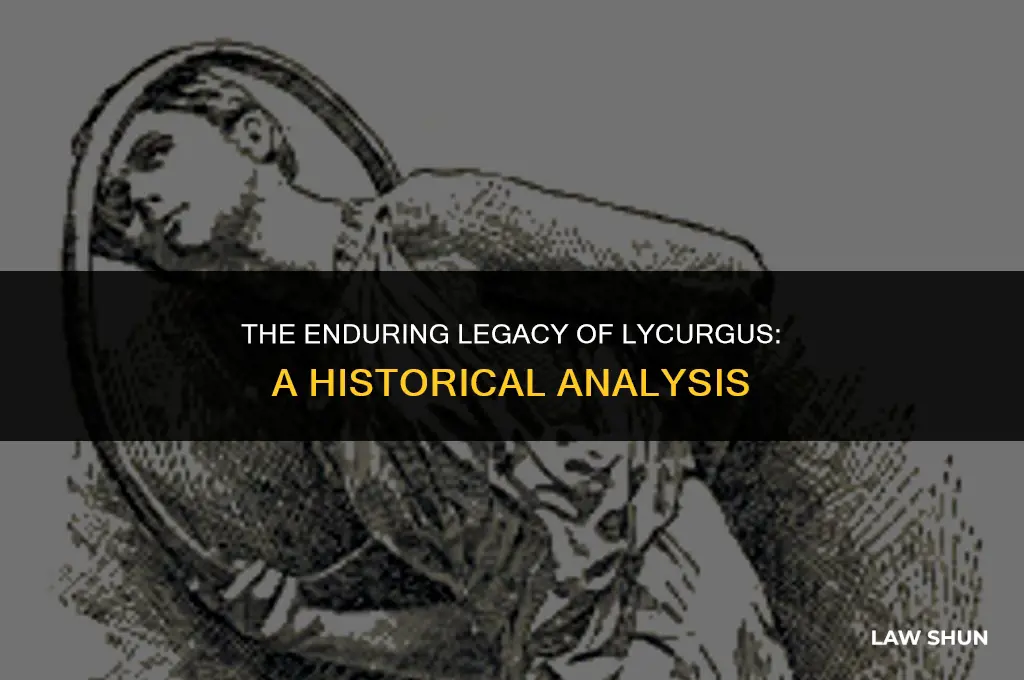 how long did lycurgus law last