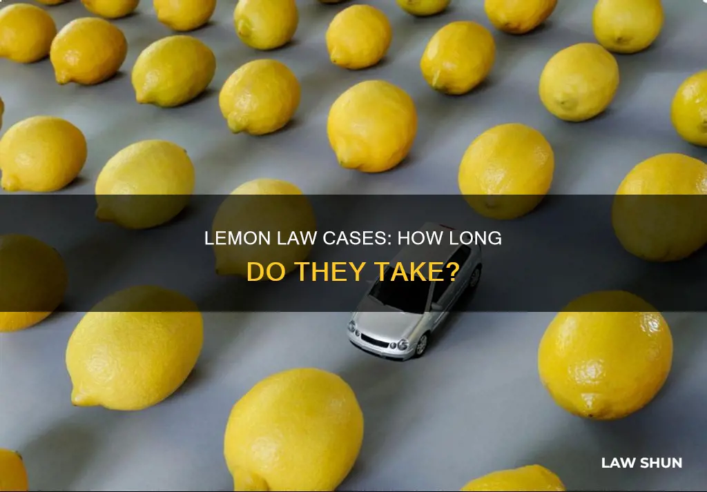 how long do lemon law cases take