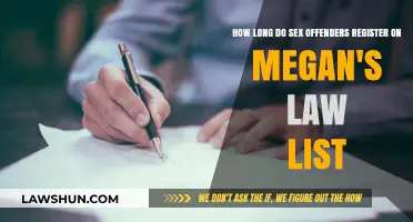 Megan's Law Registry Duration: How Long Do Offenders Stay Listed?