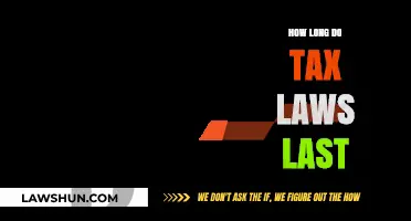 Tax Law Lifespans: How Long Do They Last?