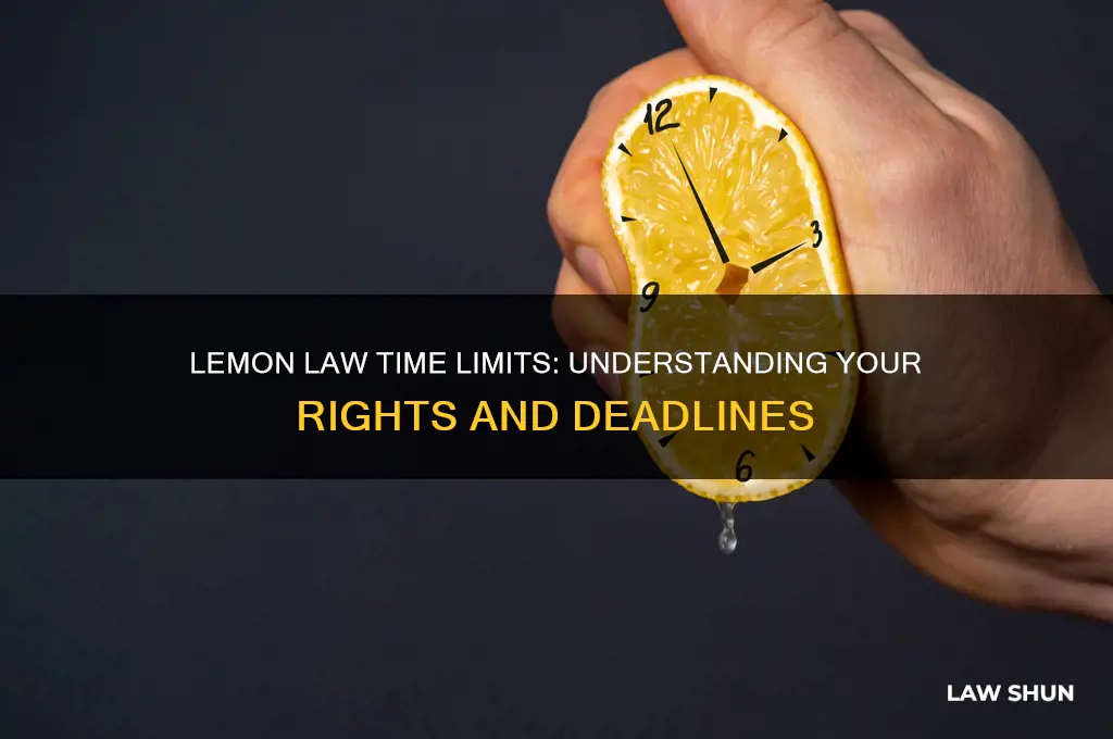 how long do you have for lemon law