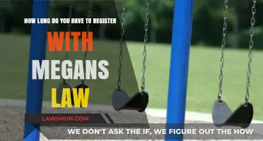 Megan's Law Registration: Understanding Your Obligations and Timeframe