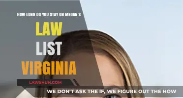 Megan's Law List Duration in Virginia: Understanding Registration Requirements
