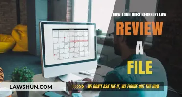 Berkeley Law File Review Timeline: What to Expect