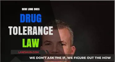 Understanding Drug Tolerance: Legal Implications and Duration