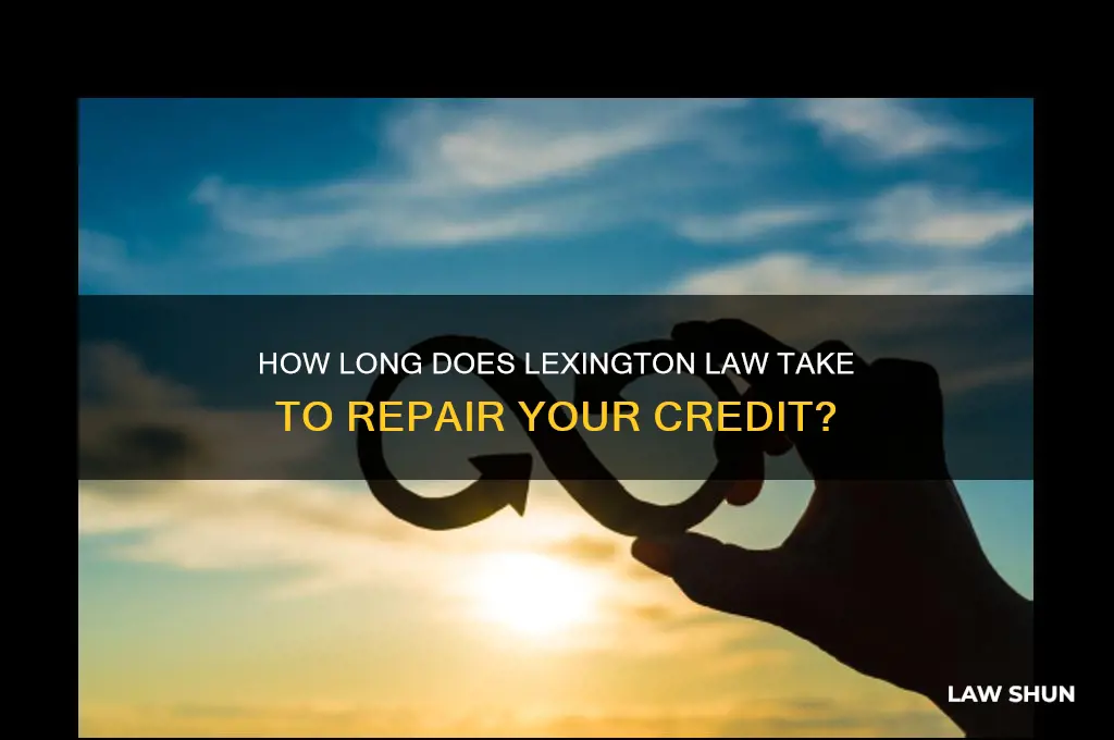 how long does it take lexington law to fix credit