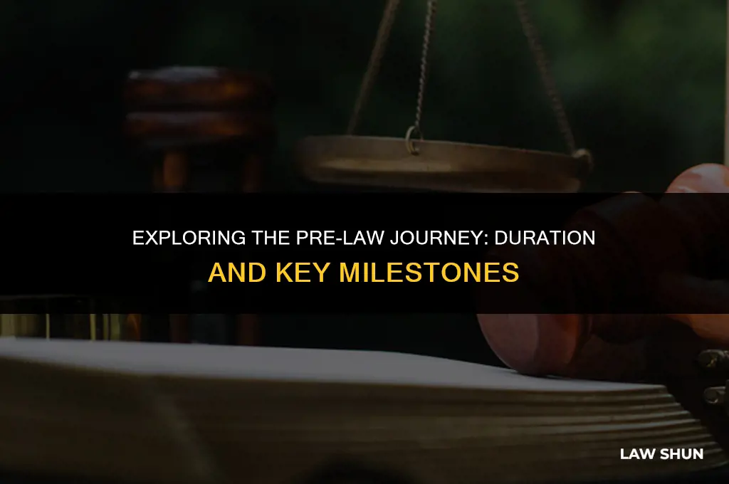 how long does pre law take