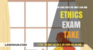 AMFT Law and Ethics Exam Duration: What to Expect