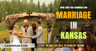 Kansas Common Law Marriage: How Long to Wait?