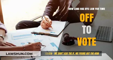 NYS Voting Leave Law: How Long Have Workers Had Time Off?