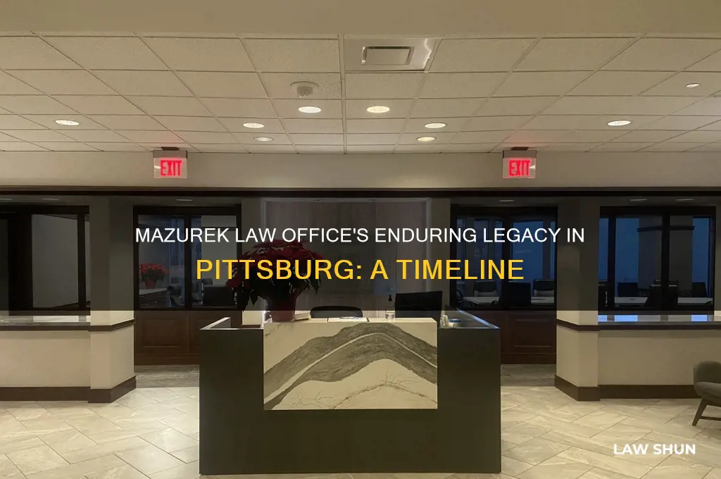 how long has the mazurek law office been in pittsburg
