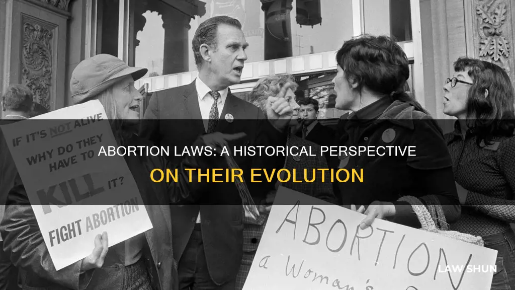 how long have abortion laws been around