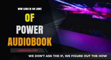 Unveiling the Length of the 48 Laws of Power Audiobook