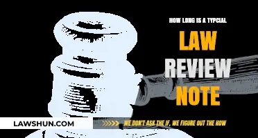 Understanding the Standard Length of a Law Review Note