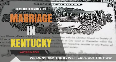 Kentucky Common Law Marriage: Understanding the Requirements