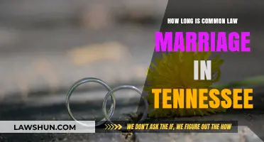 Tennessee Common Law Marriage: Duration and Requirements