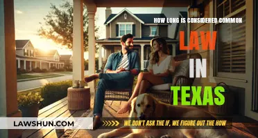 Texas Common Law Marriages: How Long to be Legal?