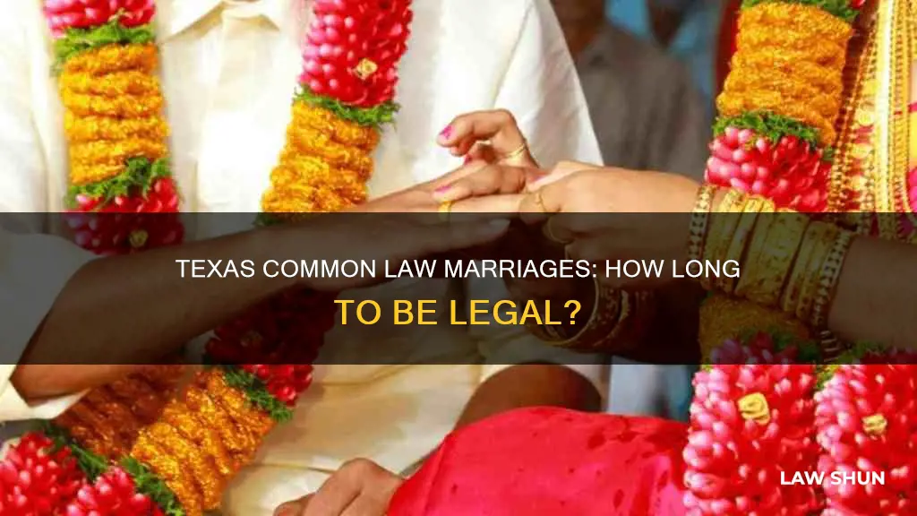 how long is considered common law in texas