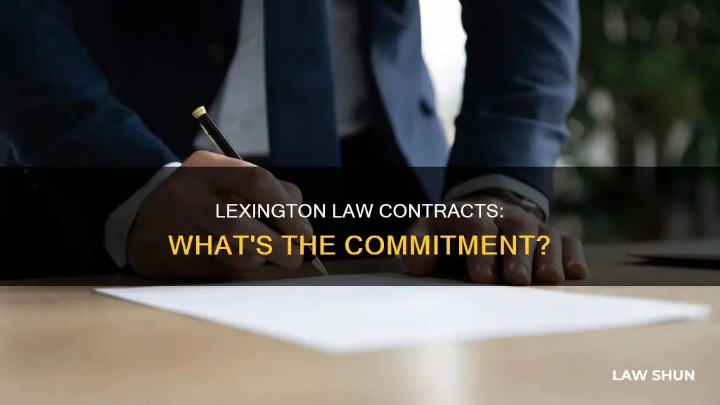 how long is contract with lexington law