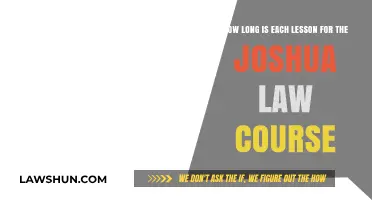 Joshua Law Course Lesson Duration: Understanding Each Session's Length