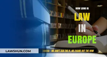 Understanding the Duration of Legal Studies Across Europe
