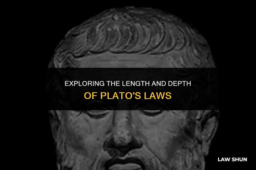 how long is laws by plato