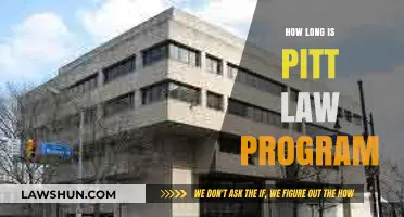 Exploring the Duration of Pitt's Law Program: A Comprehensive Guide