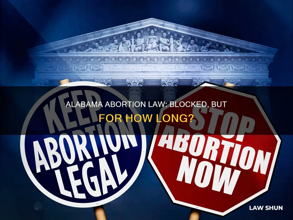 how long is the alabama abortion law blocked