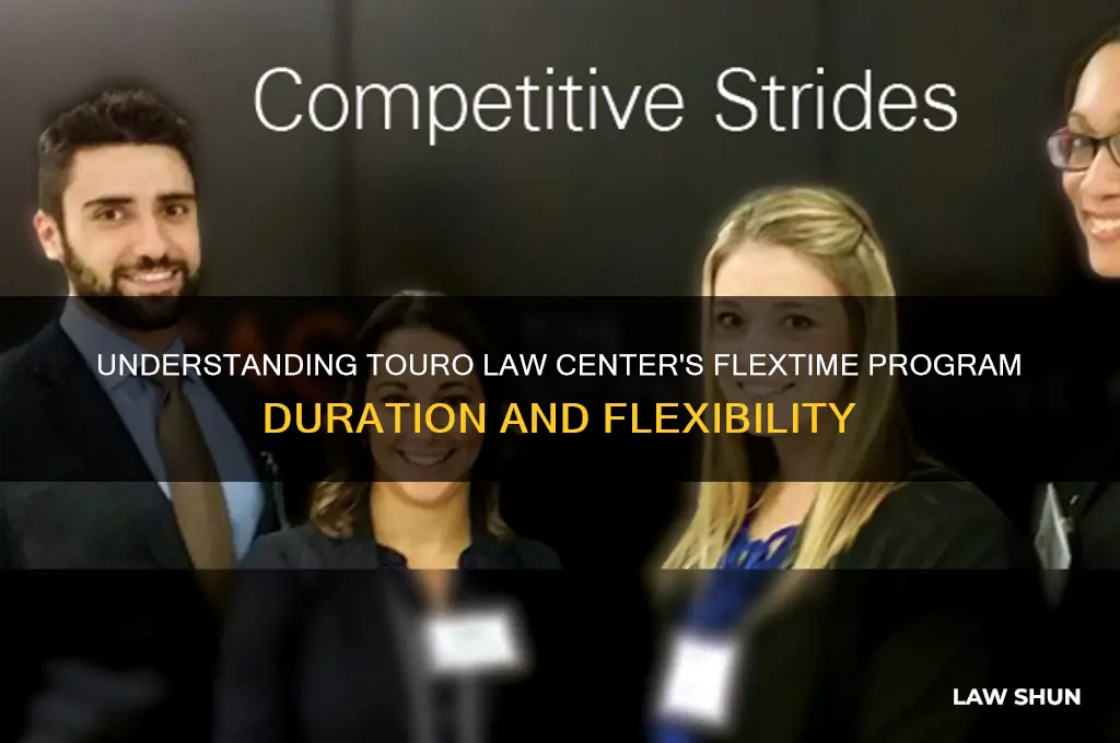 how long is the flextime program at touro law center