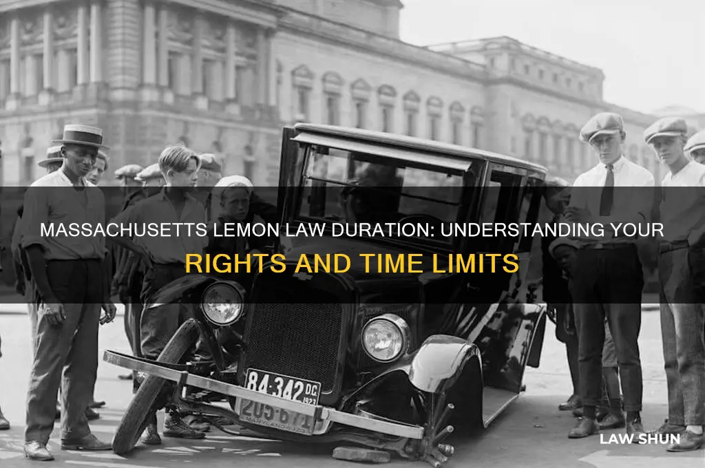 how long is the lemon law in massachusetts