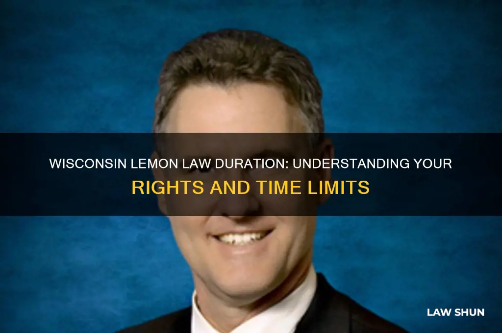 how long is the lemon law in wisconsin