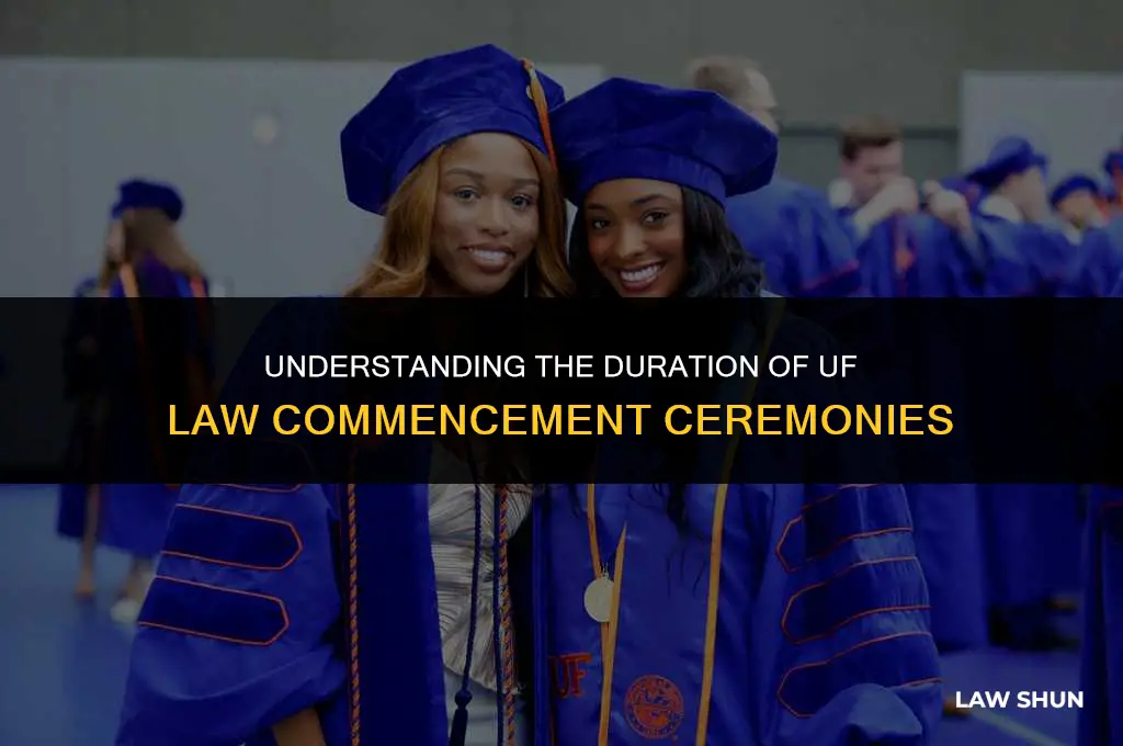 how long is uf law commencement