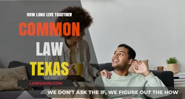 Cohabitation and Common-Law Marriage in Texas: How Long to Live Together?