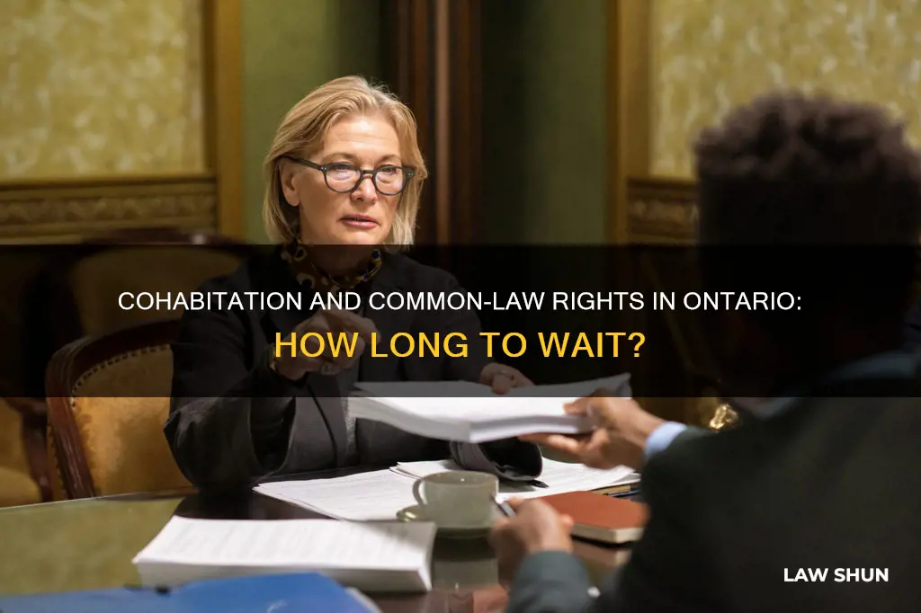 how long living together before common law ontario