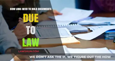 Legal Document Retention: Understanding Mandatory Holding Periods for Compliance