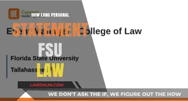 Crafting a Compelling Personal Statement for FSU Law: A Guide