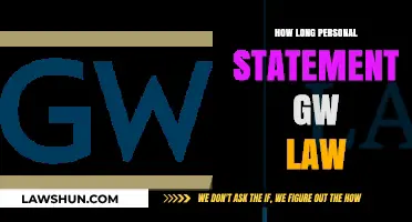 Crafting a Compelling Personal Statement for GW Law: A Guide