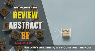 Crafting Concise Law Review Abstracts: Ideal Length and Best Practices