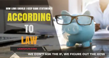 Legal Retention Periods: How Long to Keep Bank Statements by Law