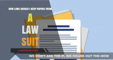 How Long to Retain Legal Documents After a Lawsuit Ends