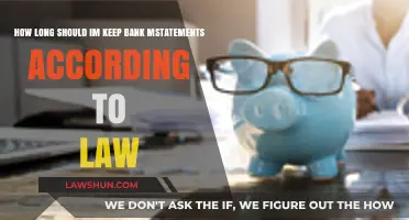 Legal Retention Periods: How Long to Keep Bank Statements by Law