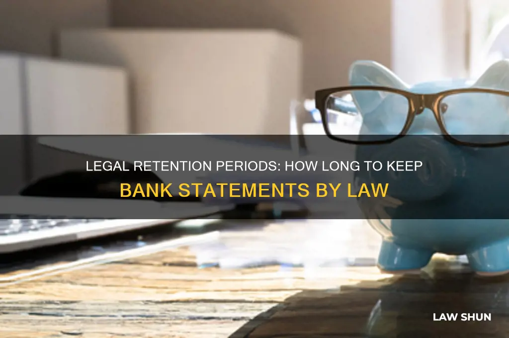 how long should im keep bank mstatements according to law
