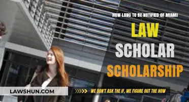 When Will Miami Law Scholar Scholarship Notifications Arrive?