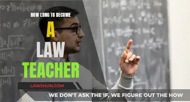 Becoming a Law Teacher: What's the Timeline?