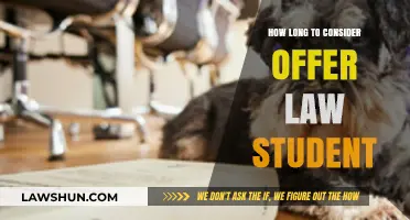 Considering a Law Job Offer: Timing Tips for Students