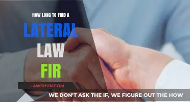 Finding a Lateral Law Firm Position: Timelines and Strategies for Success