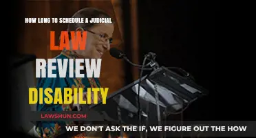 Judicial Law Review Disability Scheduling: Timelines and Key Considerations